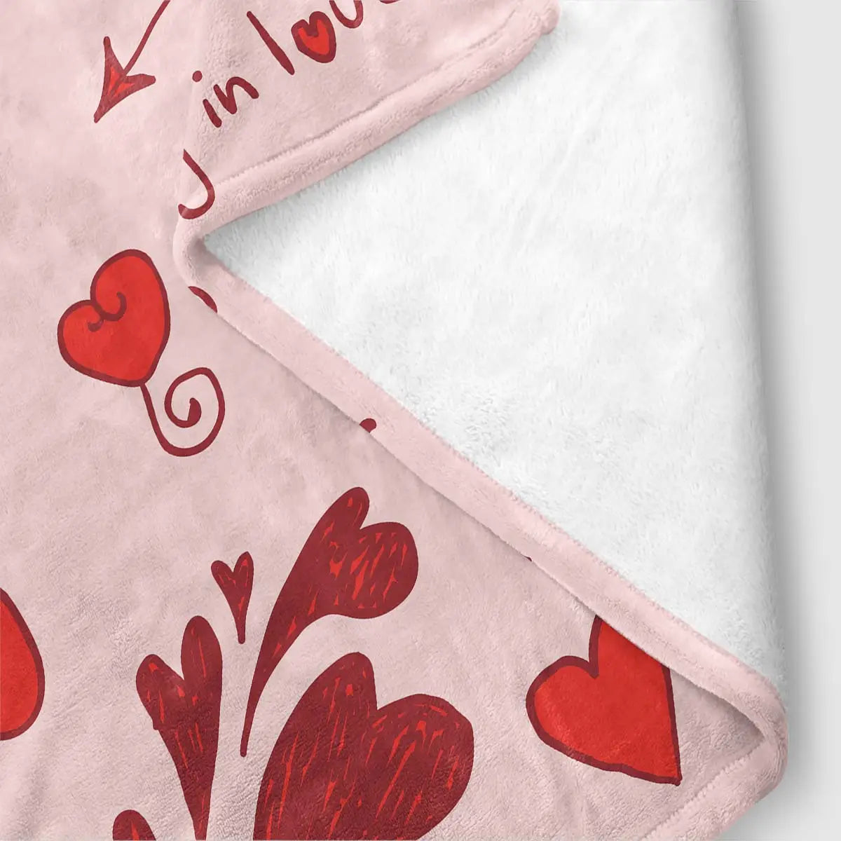 Heart Printing Blanket