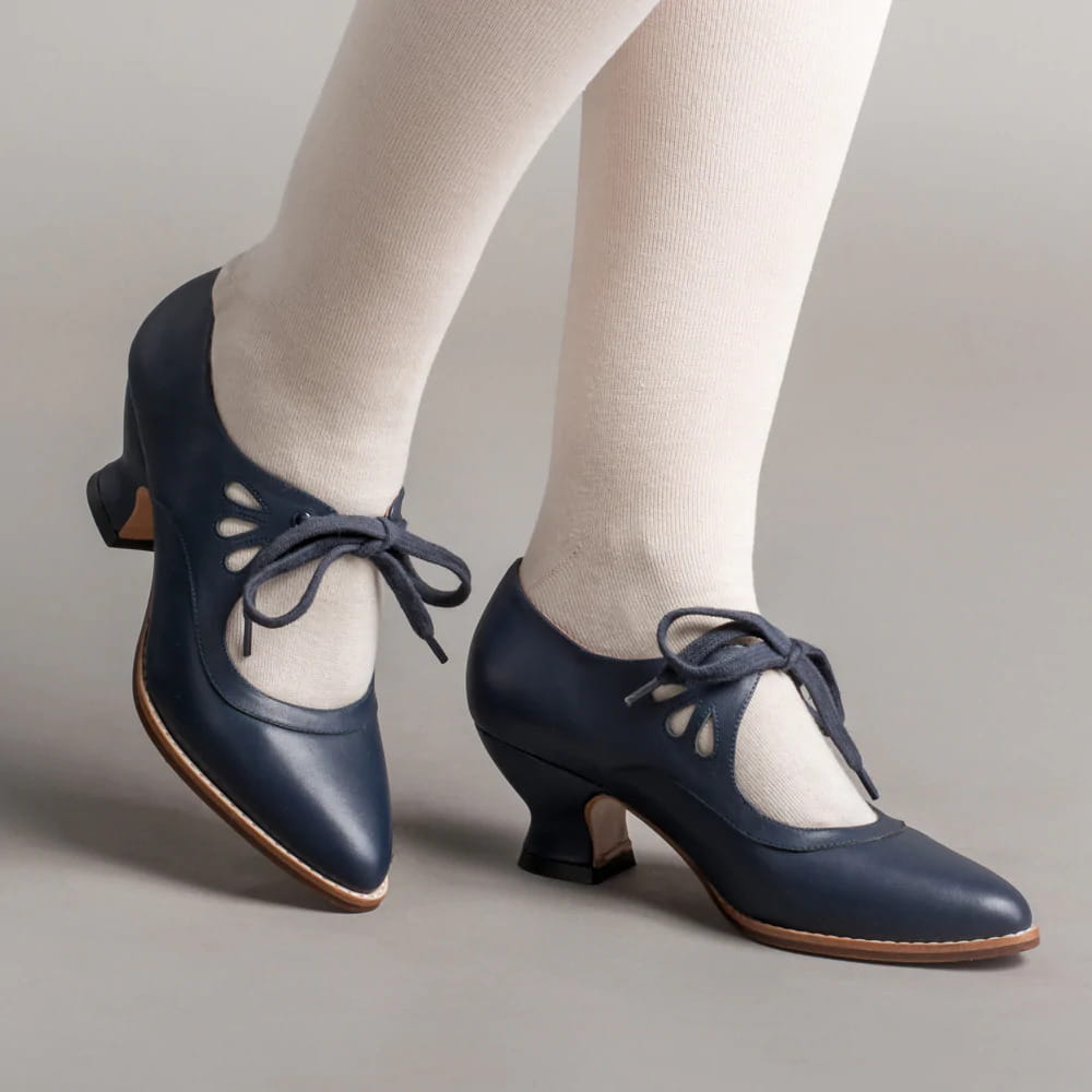 Hollow Out High Heel Lace-up Casual Shoes Plus Size Woman High-heeled Shoes