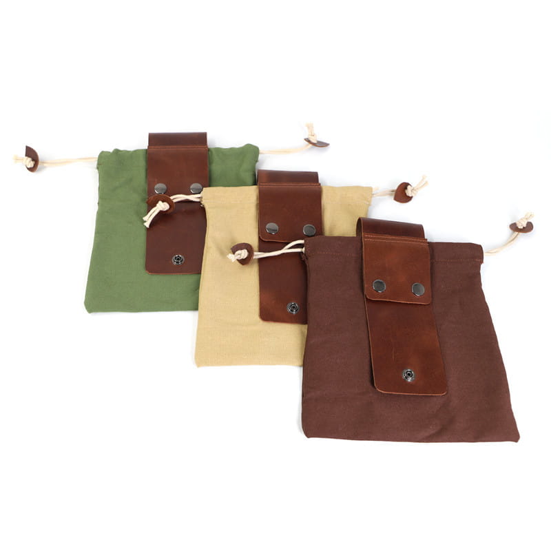 Leather Foraging Bag