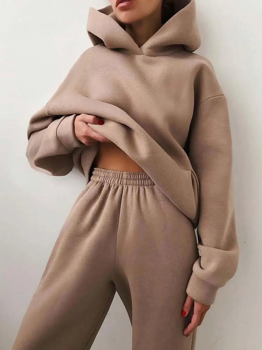 Women’s Casual Hooded Tracksuit