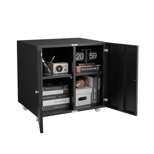 Printer Table With File Door Moves Horizontal Filing Cabinet