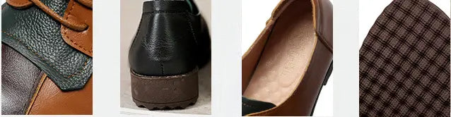 Ladies Flat Large Size Comfortable Tendon Sole Shoes