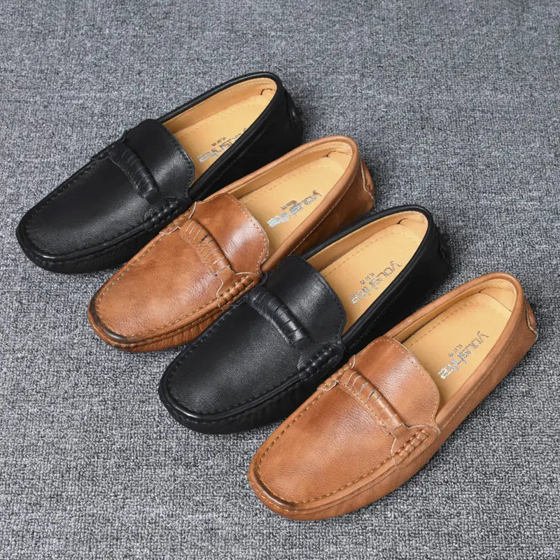Sportsman cowhide peas shoes