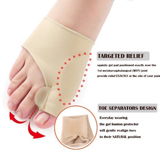 Silicone Hallux Valgus Silicone Toe Correction Socks Toe Care