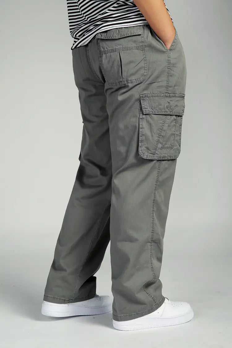 Plus Fat Plus Size Casual Pants Men’s Trousers