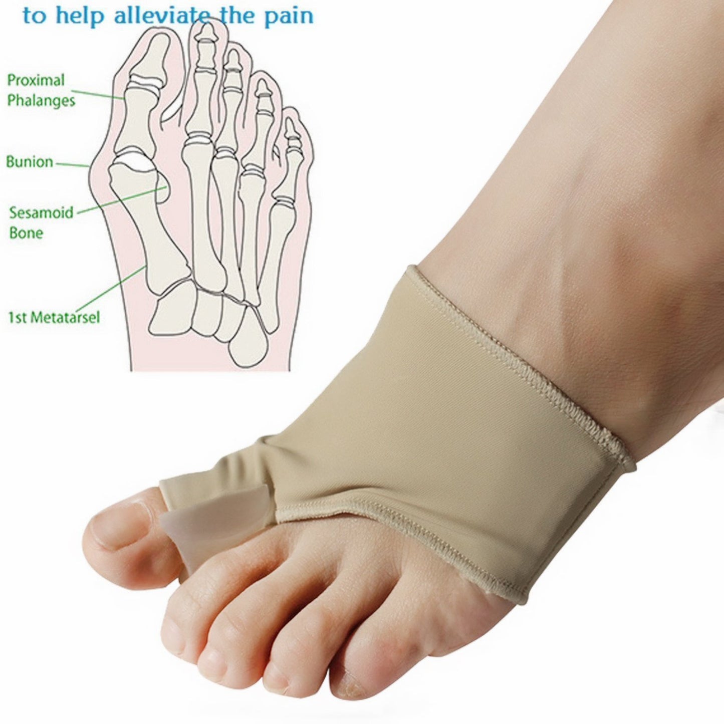 Silicone Hallux Valgus Silicone Toe Correction Socks Toe Care