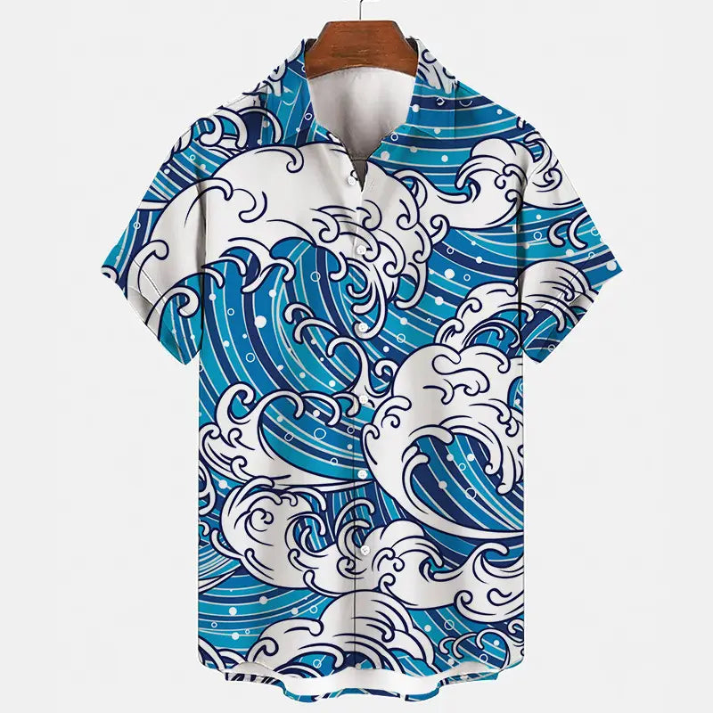Printed Men’s Shirt Casual Clothing