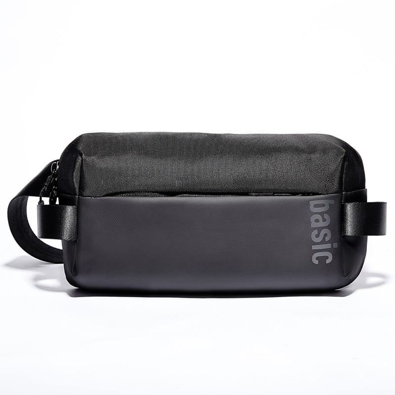 Zip Fastener Men’s Bag Casual Versatile Shoulder