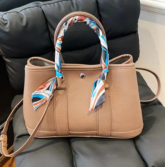 Scarf Bags New Fashion Women’s Bags Shoulder Crossbody Tote Bags Wild Garden Bags Handbags Shopping Bags
