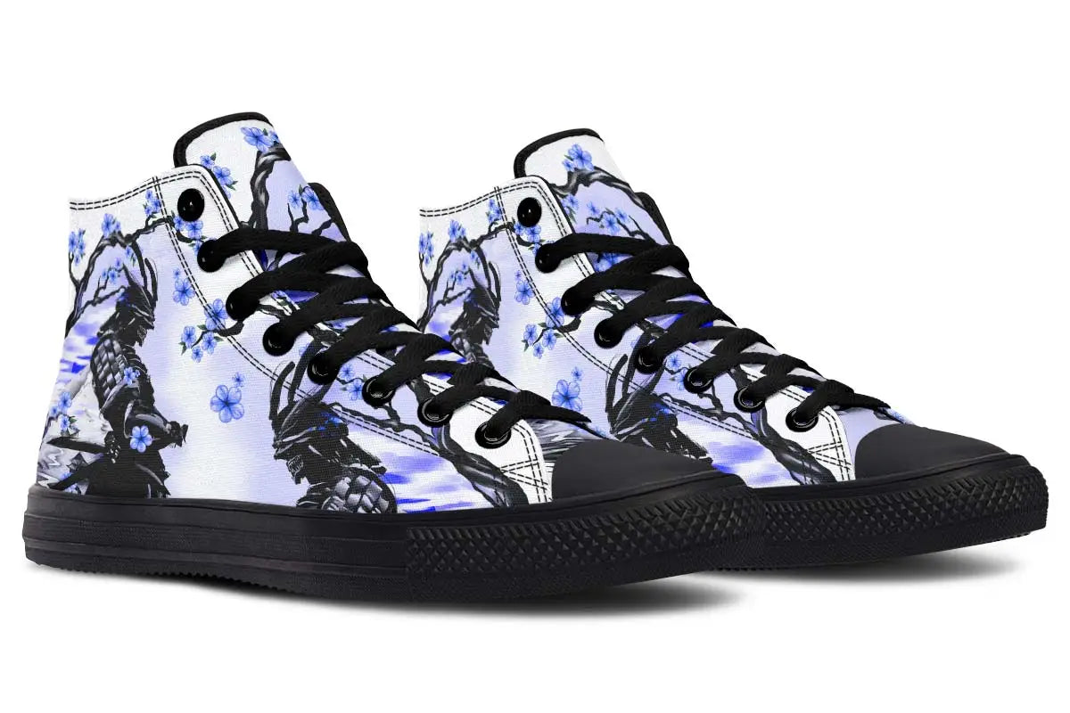 Printed Couple High-top Canvas Shoes