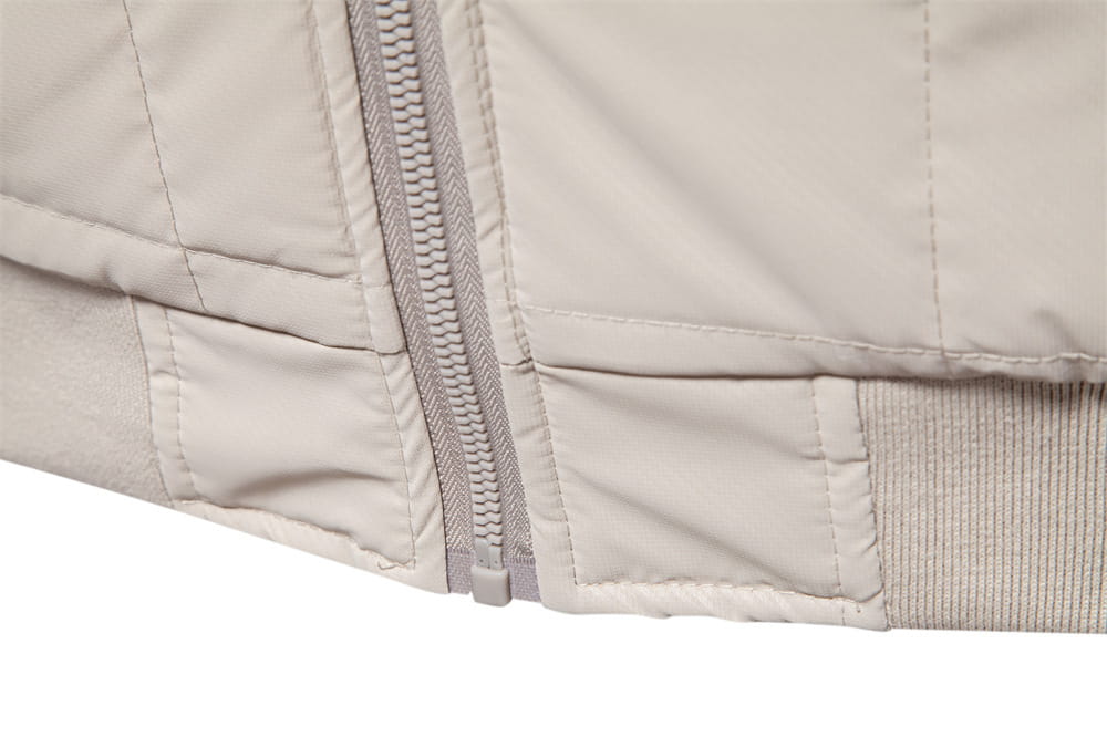 Fashion Stitching Coat Winter Personality Stand Collar Zipper Jacket Men’s Clothing