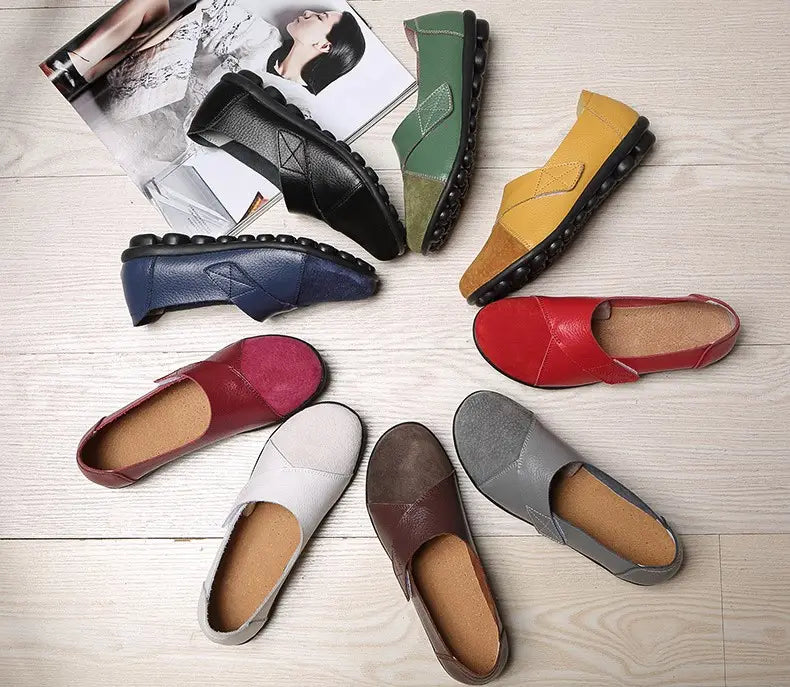 Ladies’ Velcro peas shoes