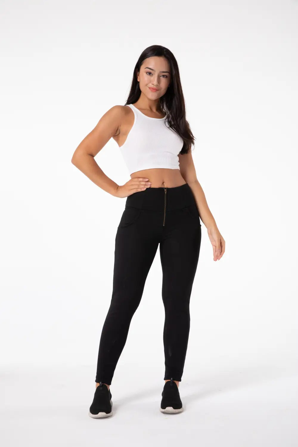 Shascullfites Melody Black Thermal Leggings Butt Lifting Winter Pants Fur Inside Women Pants