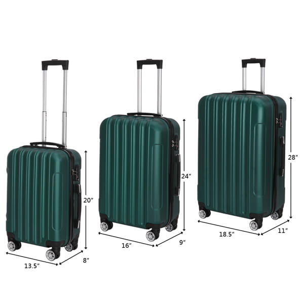 Vertical Pattern Handle Universal Alloy Pull Rod Box