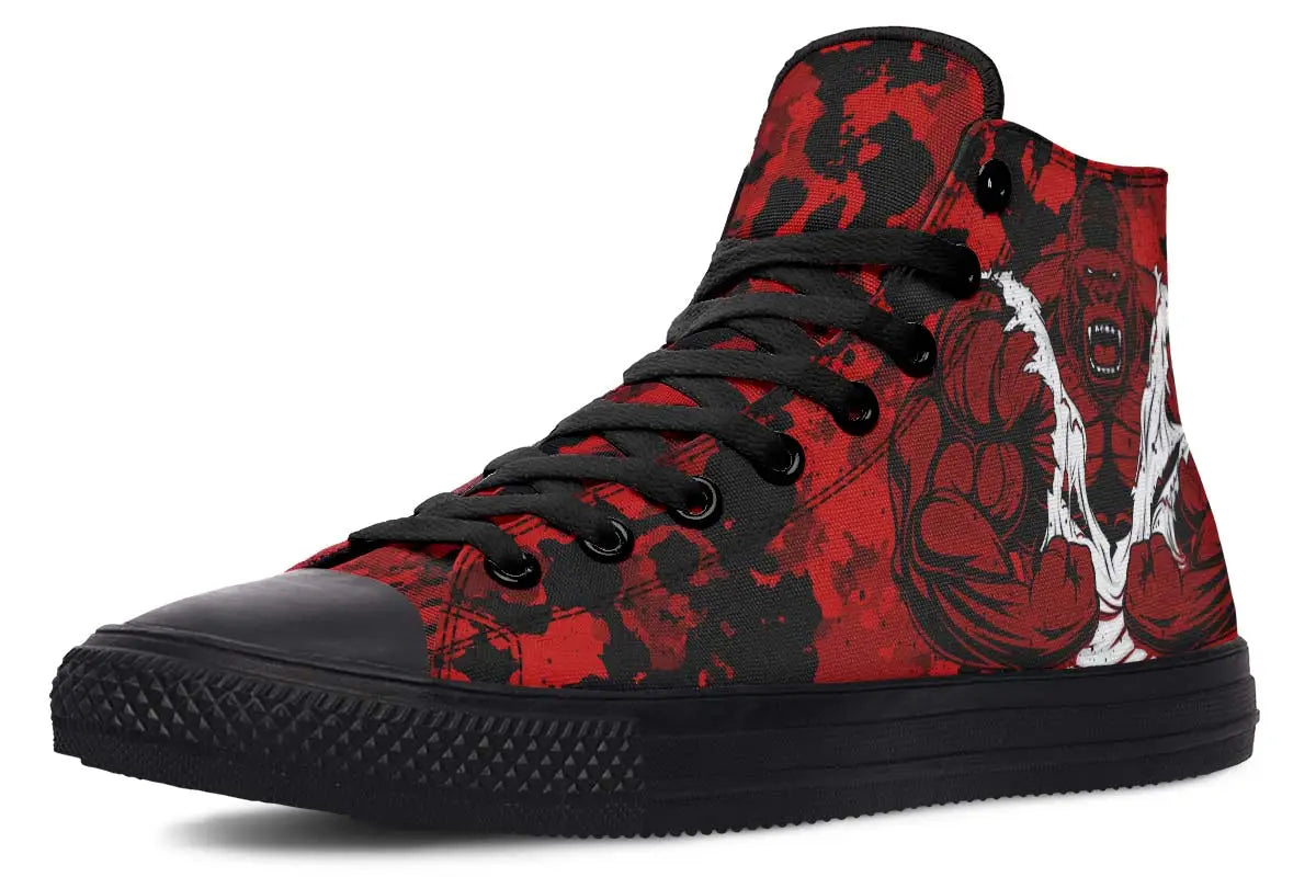 Printed Couple Canvas Shoes