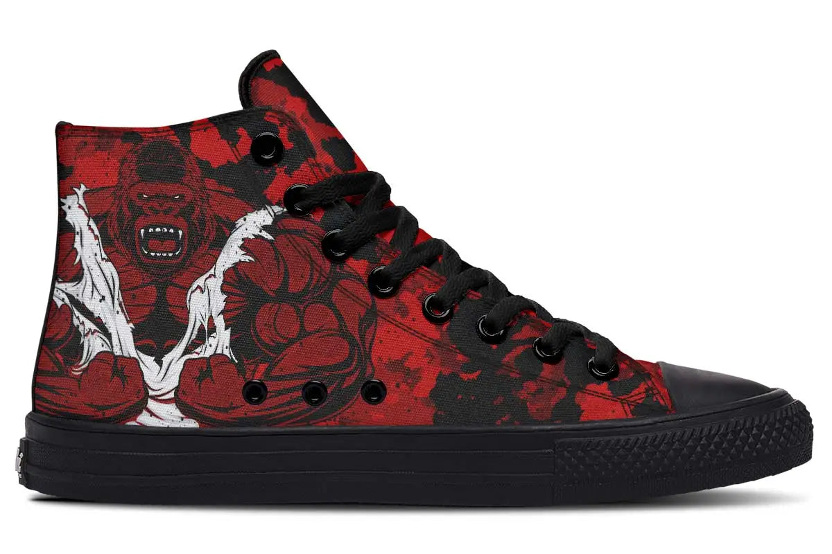 Printed Couple Canvas Shoes