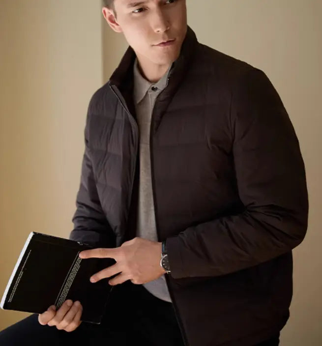 New Men’s Stand-up Collar Down Jacket