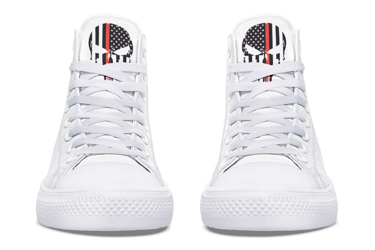 Printed Couple High-top Canvas Shoes