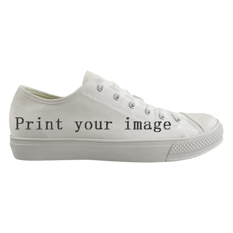 Printed custom high-top canvas shoes