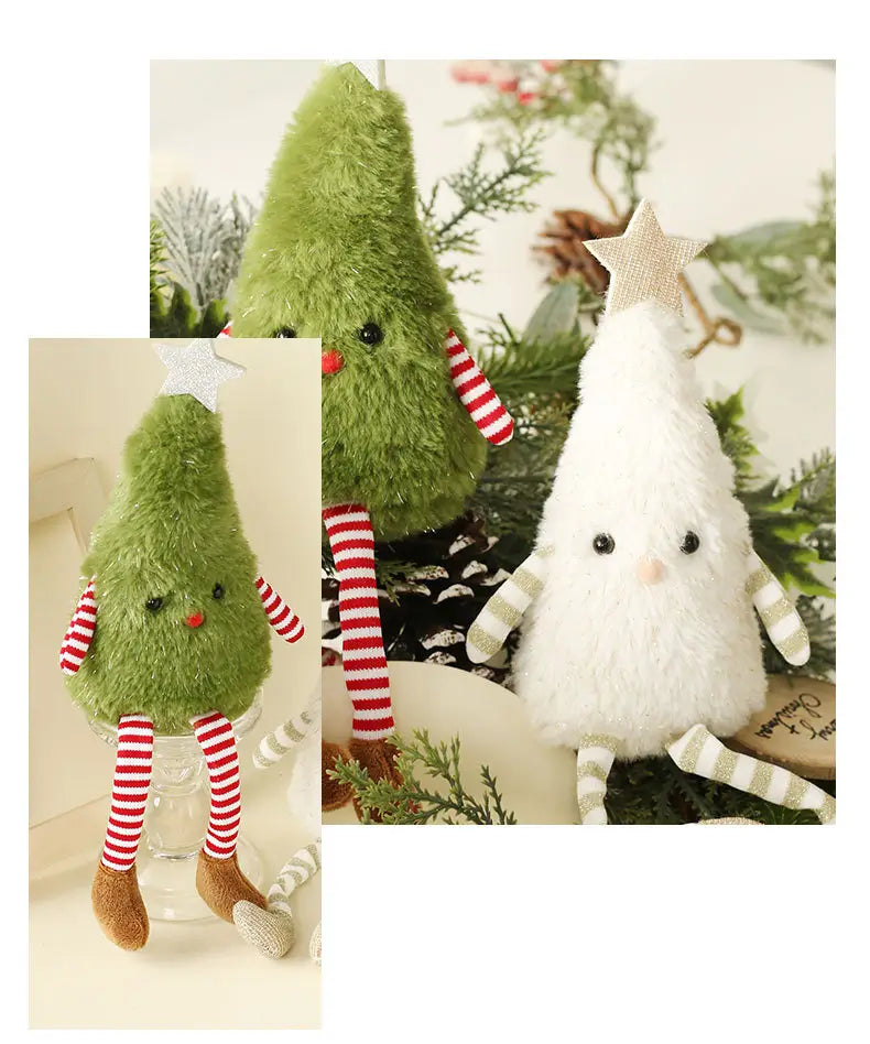 Christmas Decorations Cute Plush Doll Ornaments
