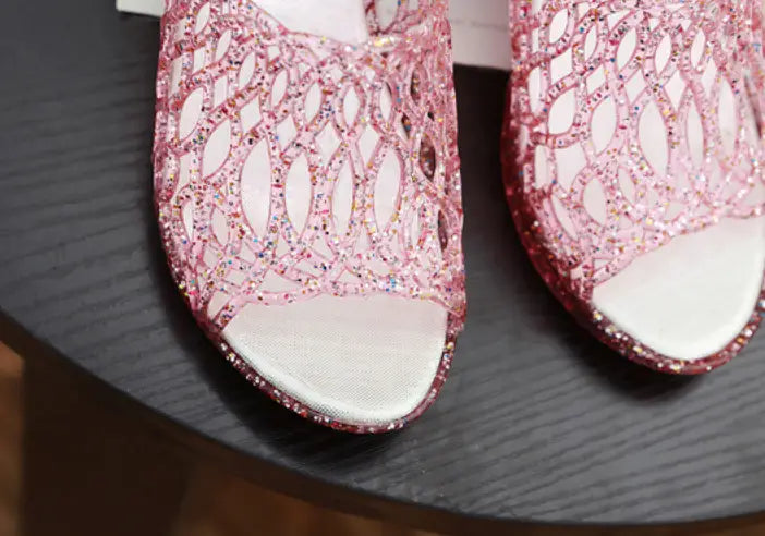 Slippers Bling Wedges Woman Casual Shoes Fashion