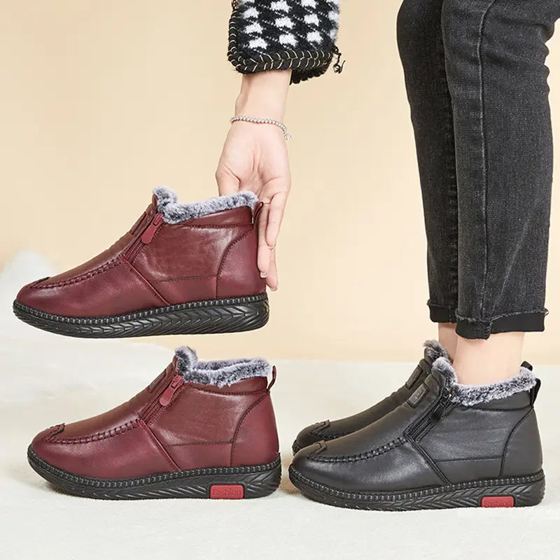 Plush Ankle Boots Winter Warm Shoes