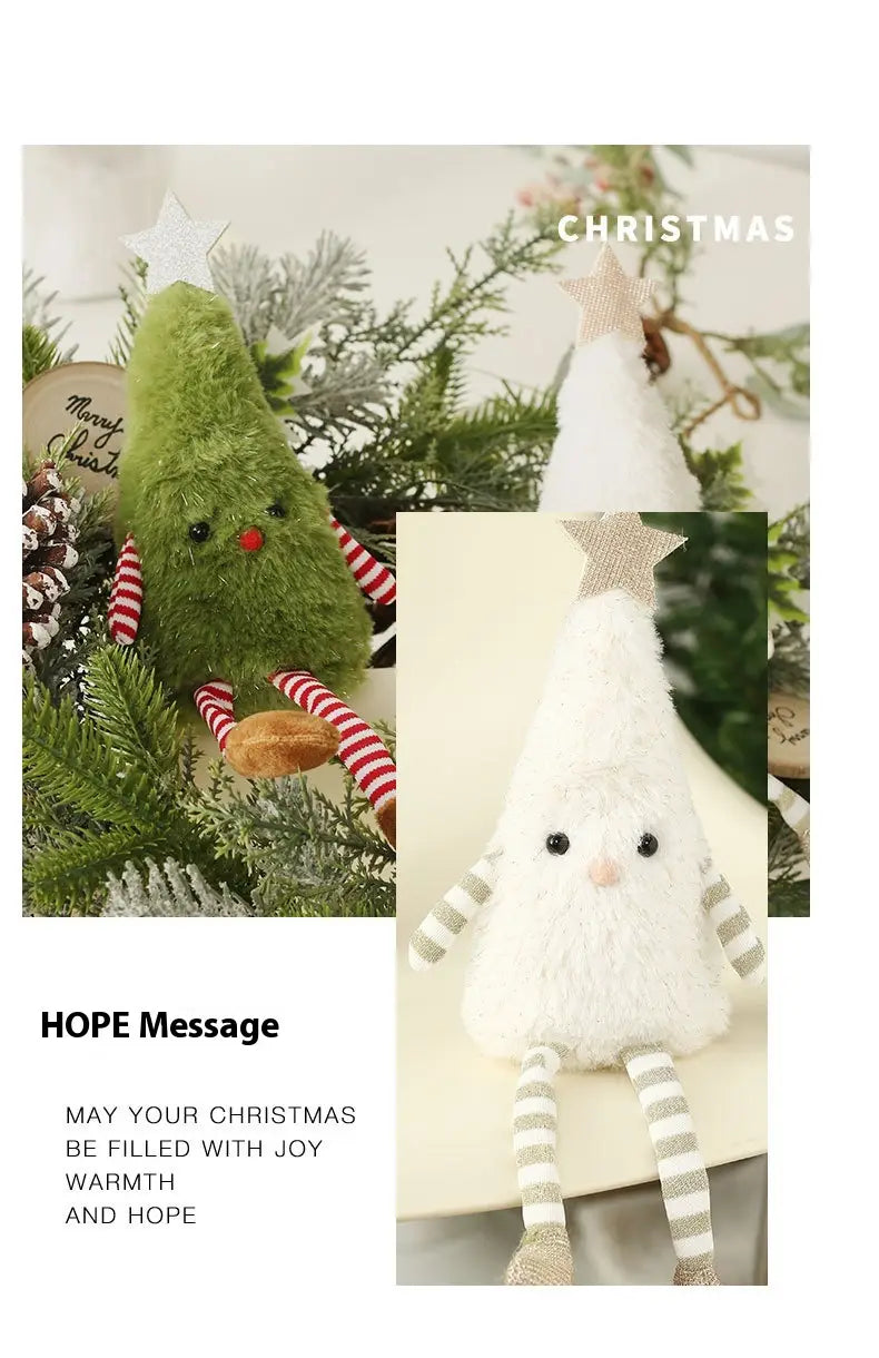 Christmas Decorations Cute Plush Doll Ornaments