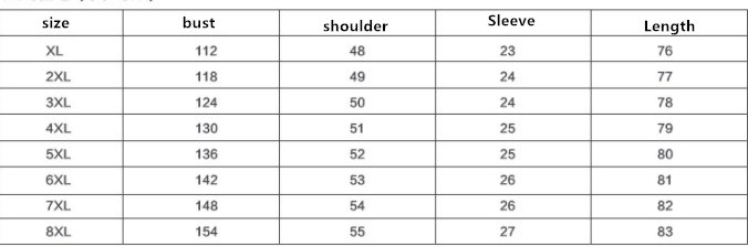 Summer New Plus Size T-Shirt Men