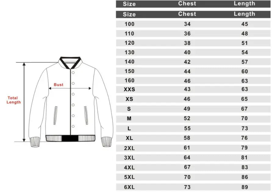 Men’s Trend Autumn And Winter Baseball Uniforms