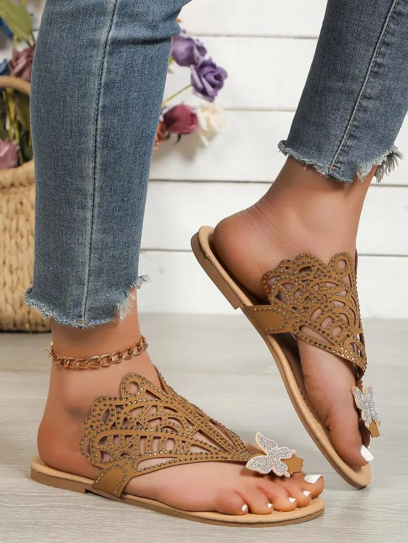 Slip-on Flip-toe Sandals