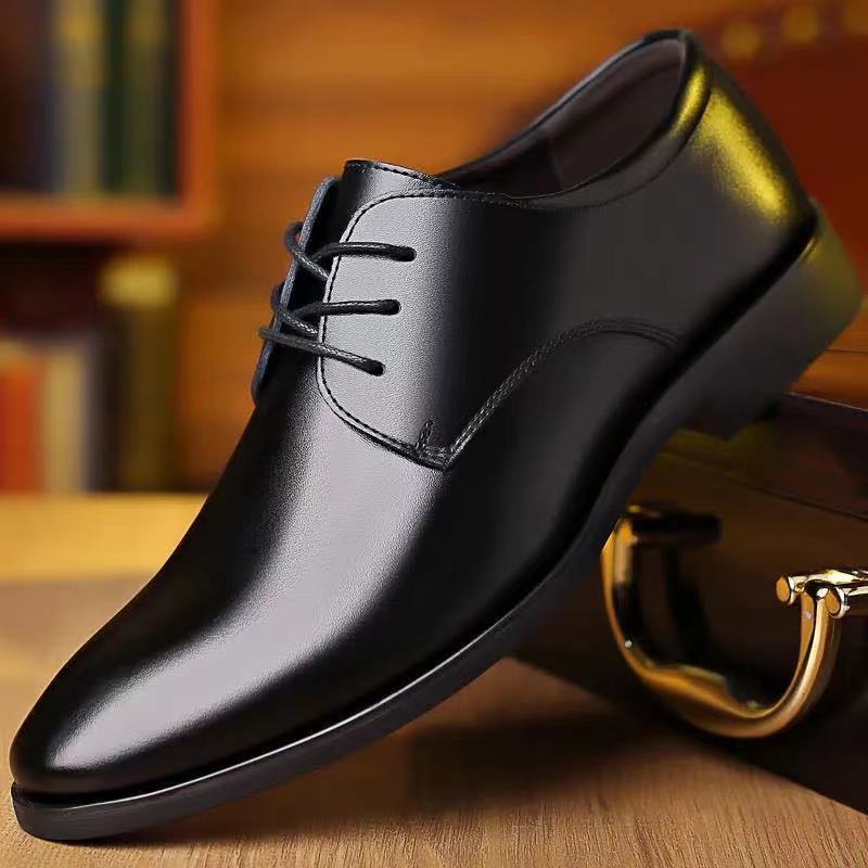 Men’s Casual Business Formal Wear Leather Shoes