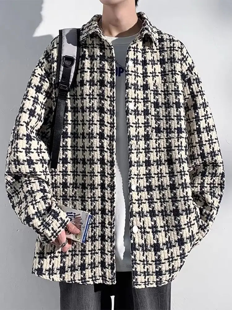 Lapel Men’s Loose Casual Plus Size Jacket Coat