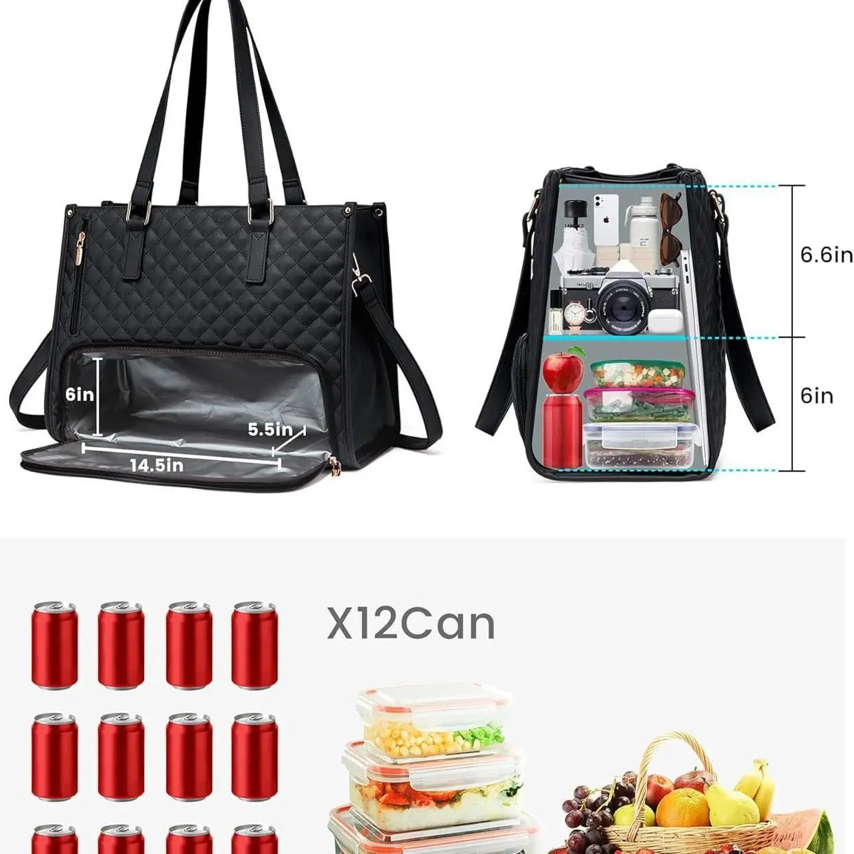 Fashionable Lunch Tote Bag