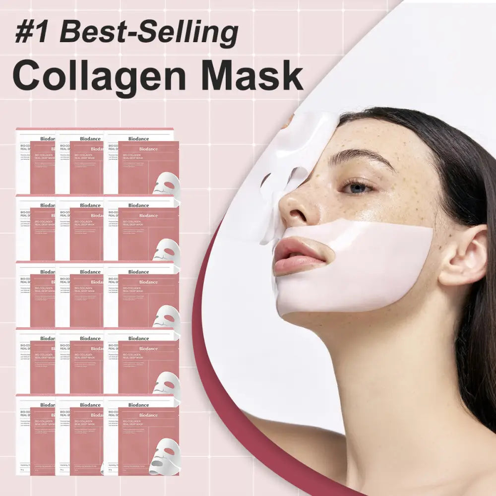 Deep Collagen Overnight Mask The Real Collagen Facial Sheet Masks With Low Molecular Weight Collagen For Elasticity Firming Beyond Trends Hub
