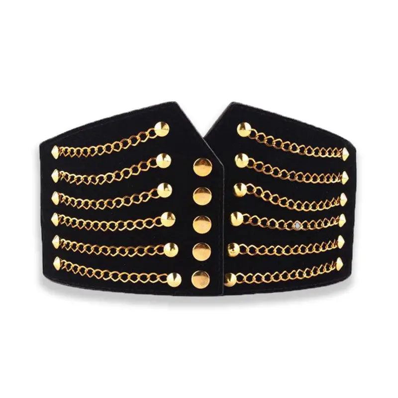 Deepeel 1pc Women Fashion Slim Corset Cummerbunds Elastic Belts - Beyond Trends Hub 