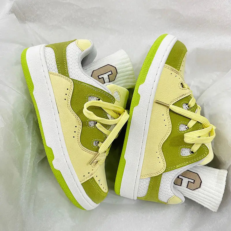 Denim Canvas Cold Glue Bread Shoes