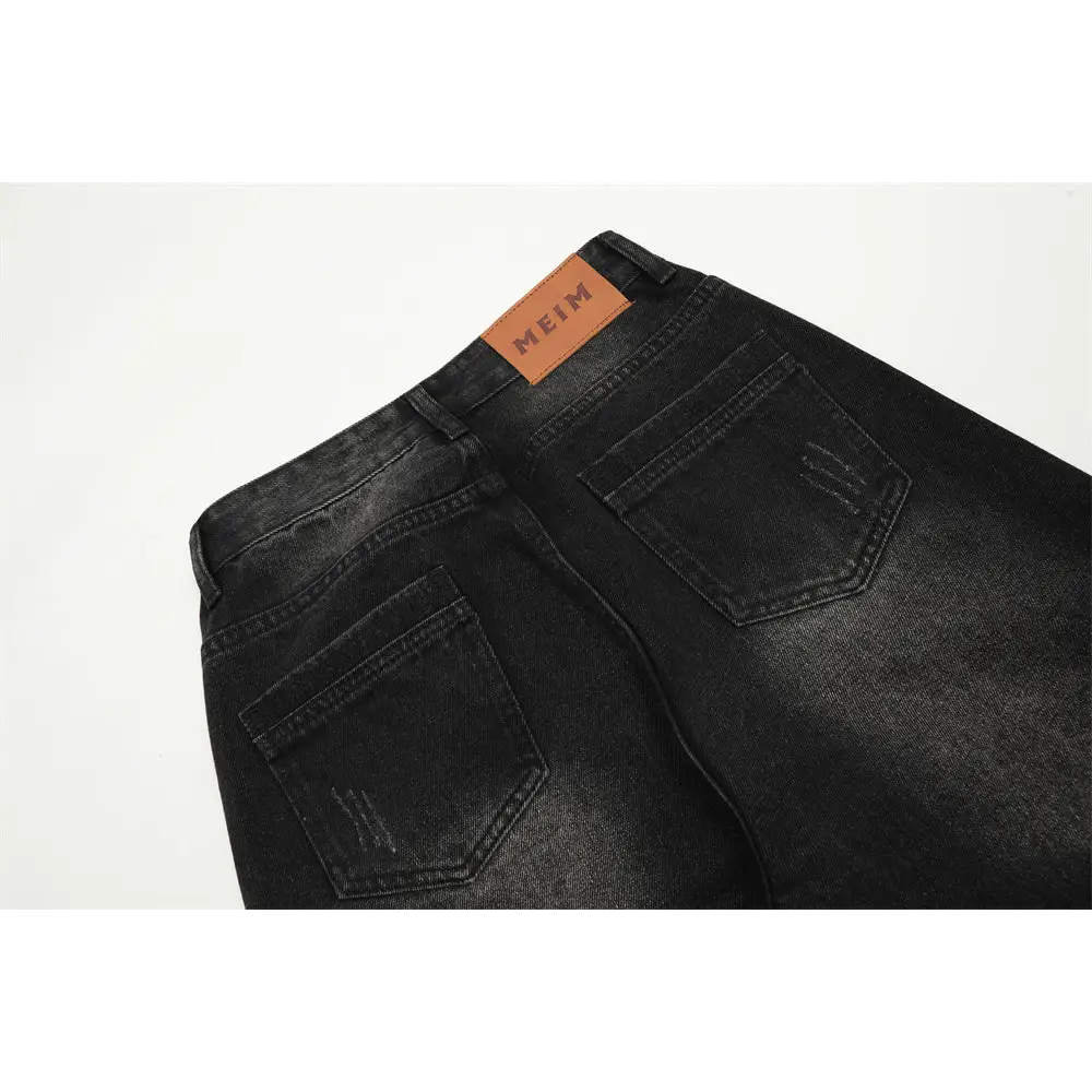 Denim Straight-leg Trousers Loose Men