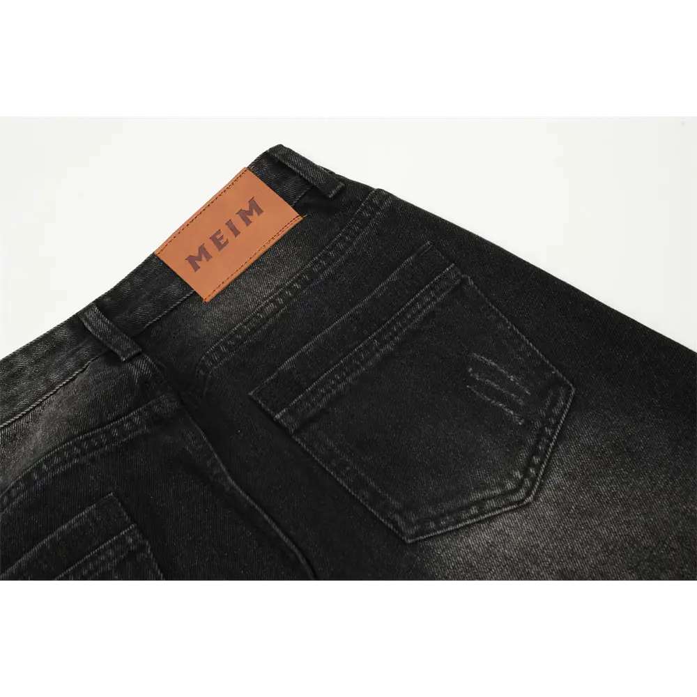 Denim Straight-leg Trousers Loose Men