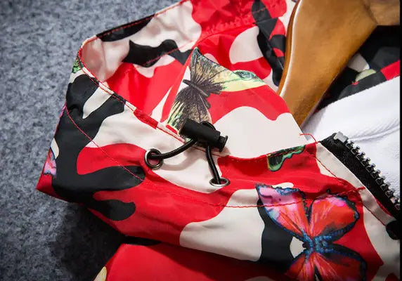 Thin camouflage butterfly coat for men