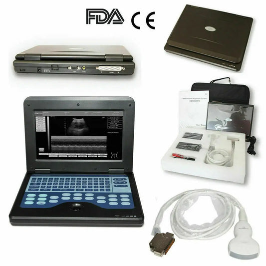 Digital Laptop Machine Ultrasound Scanner Convex 3.5Mhz Probe Abdominal For Human - CMS600P2