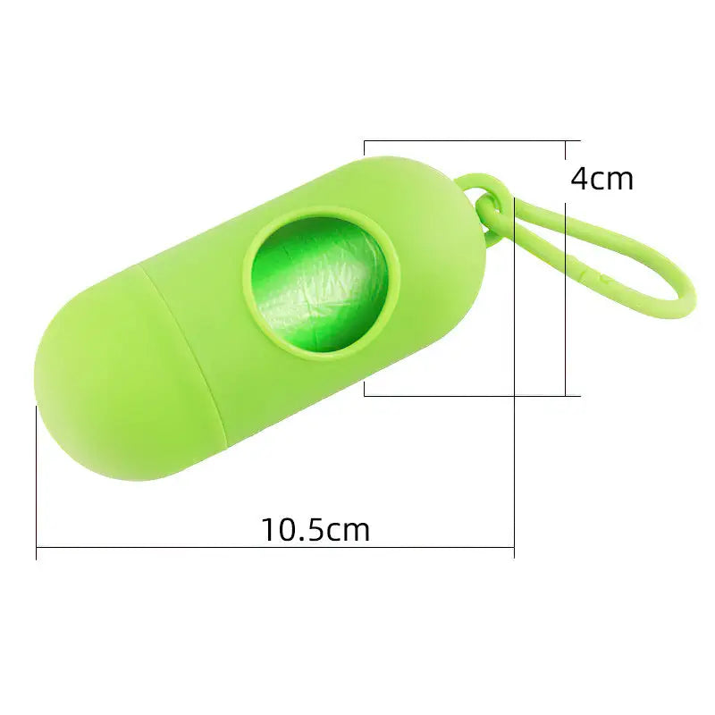 Dog Poop Bags Holder Pet Waste Bag Dispenser Doggy Poop Bag With Hook For Garbage Bags - 4