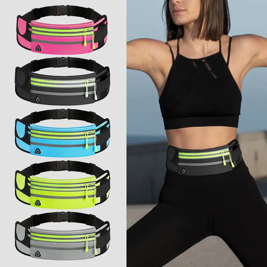 Double Zippers Waist Bags Waterproof Sports Running Fanny Pack Beyond Trends Hub