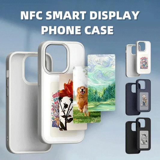 E-ink Screen Phone Case Unlimited Screen Projection Personalized Phone Cover Battery Free New Designer Luxury Phone Case - Beyond Trends Hub 