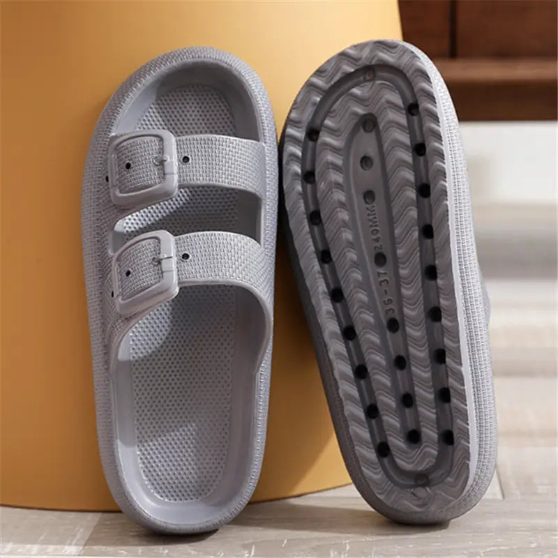 Buckle Slippers
