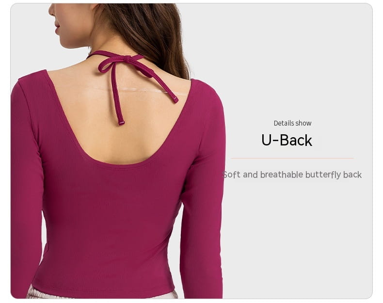 Elastic Waist-tightening U-shaped Beauty Back Yoga Clothes For Women