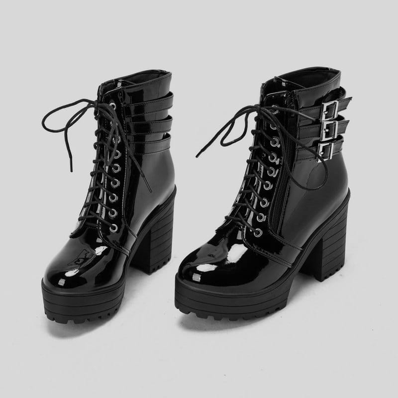 Women’s Autumn And Winter Thick Heeled Short Boots