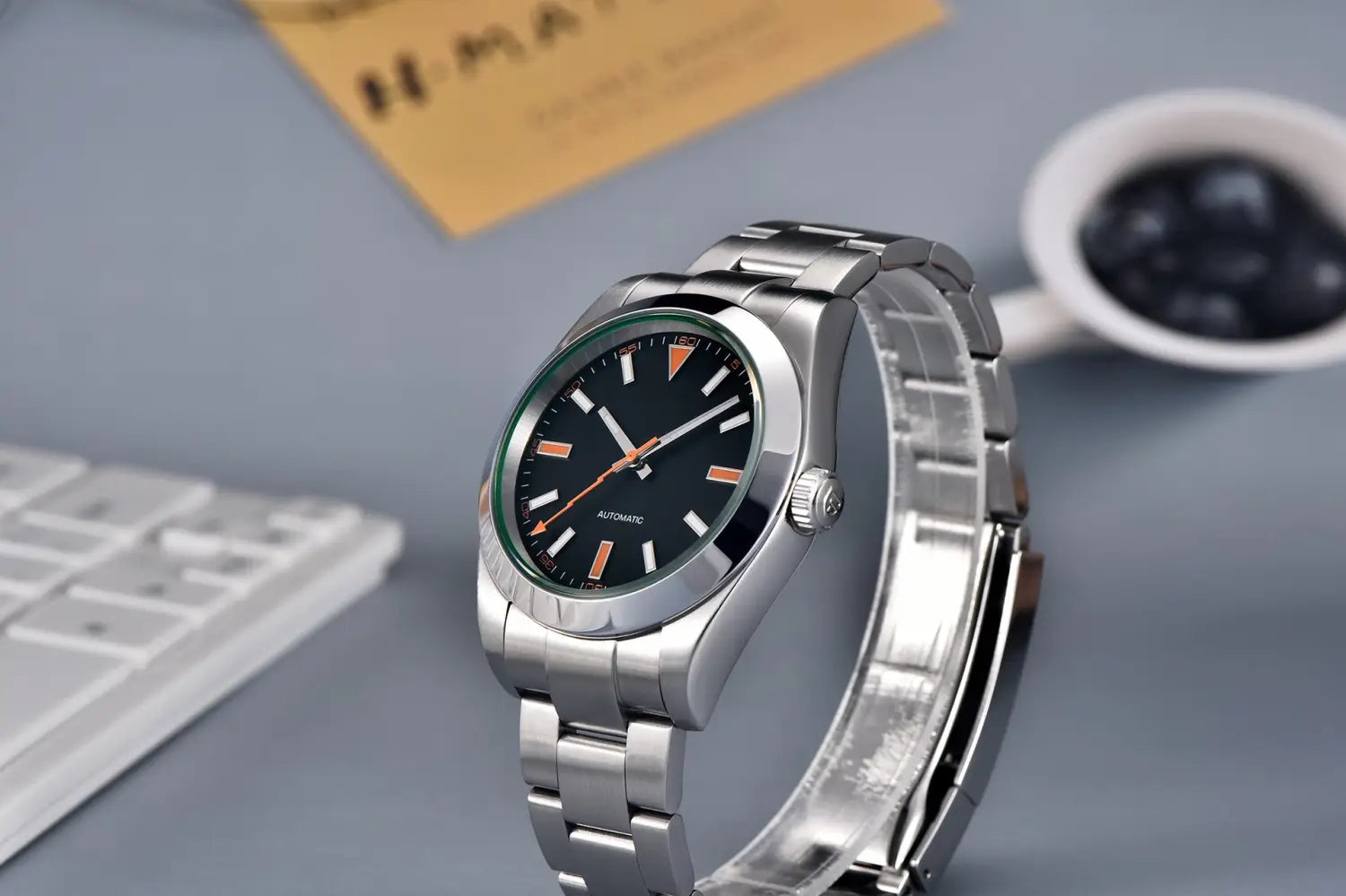 Precision Steel Waterproof Men’s Mechanical Watch