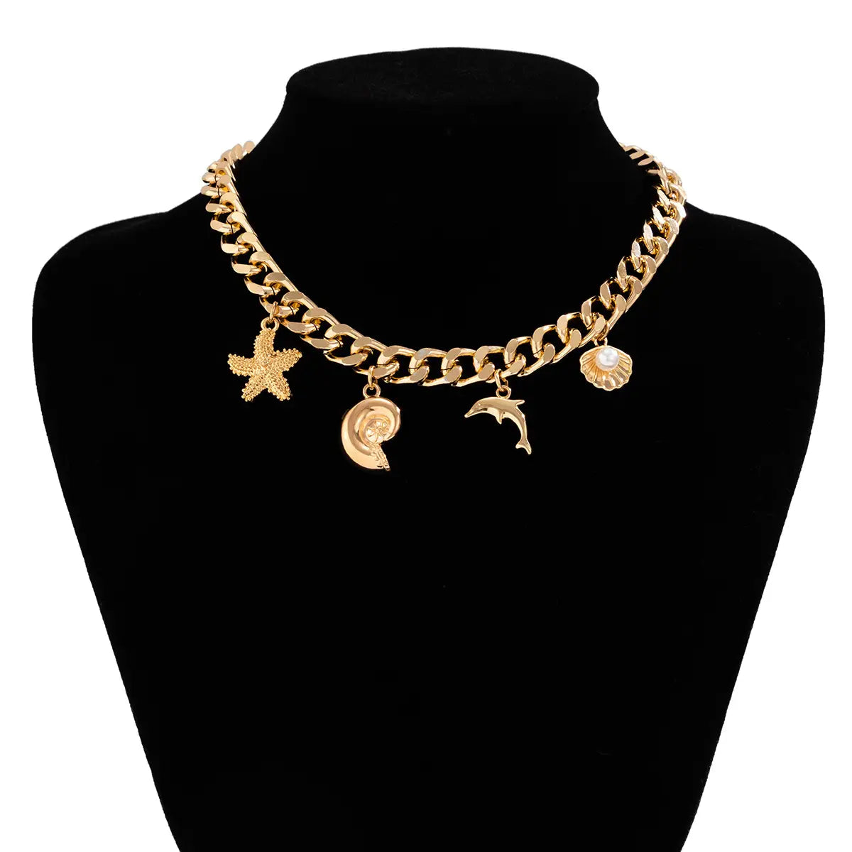 Fashion Ocean Style Pearl Bracelet And Necklace For Women Fashion Jewelry