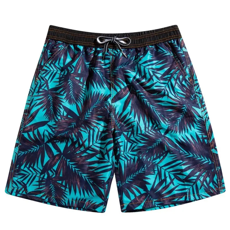 Beach Pants Men’s Soakable Hot Spring Swimming Trunks Water Park Beach Couple Vacation Suit Loose Shorts Women