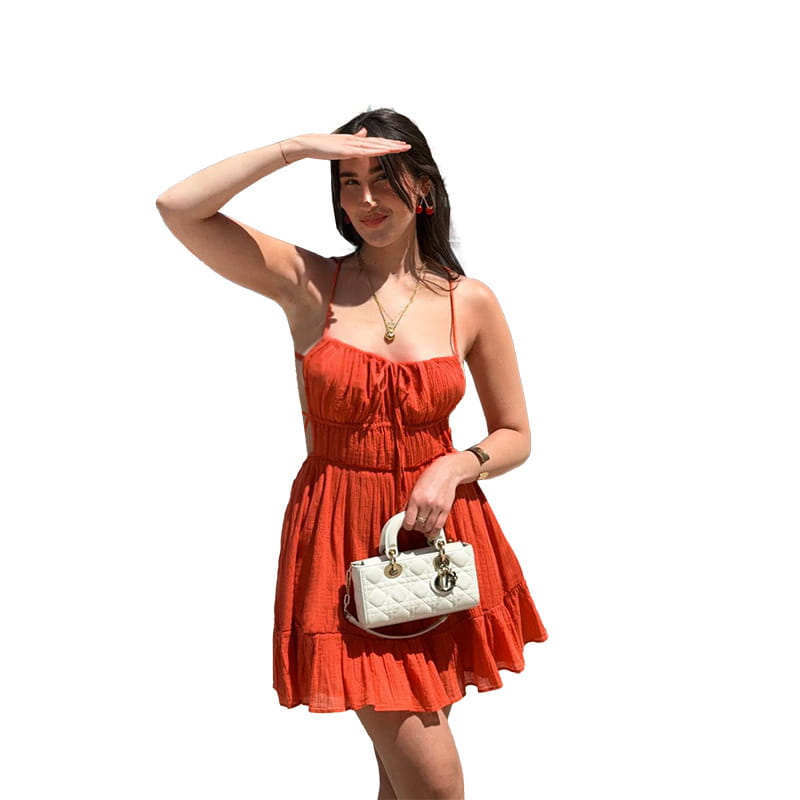 Hot Girl Backless Slim Fit Holiday Dress Women